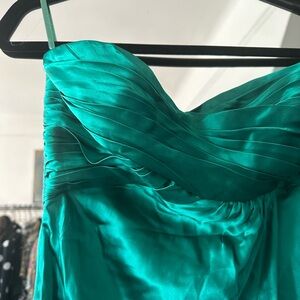 Banana republic satin strapless dress